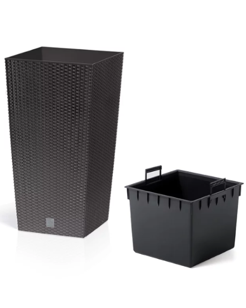 doniczka wysoka 91,5l umbra prosperplast rato square prezentacja wkladu