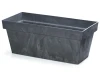 doniczka prostokatna kolor antracytowy 39 cm prosperplast cube case beton effect