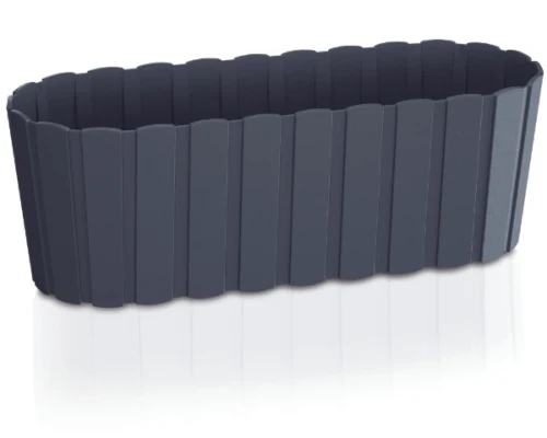 prosperplast boardee basic doniczka owalna 39 cm antracyt