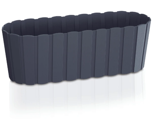 prosperplast boardee basic doniczka owalna 39 cm antracyt