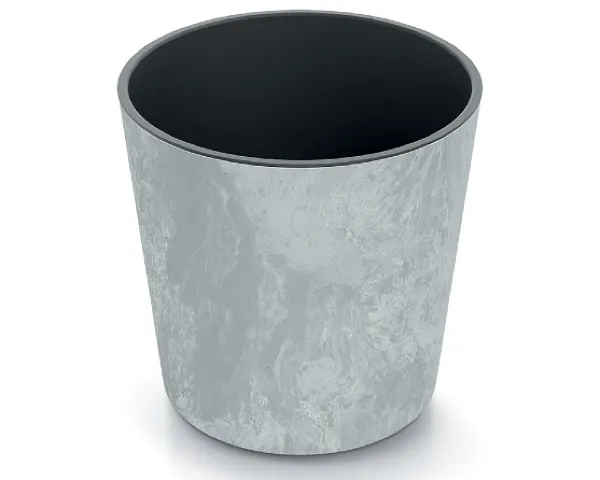 doniczka okragla 30 cm szara prosperplast urbi round beton effect