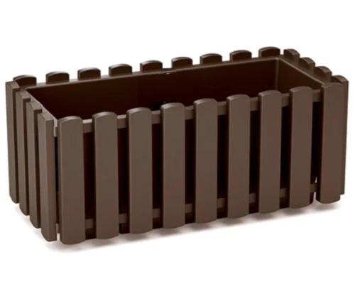 doniczka podluzna prosperplast boardee fencycase 38 cm brazowa