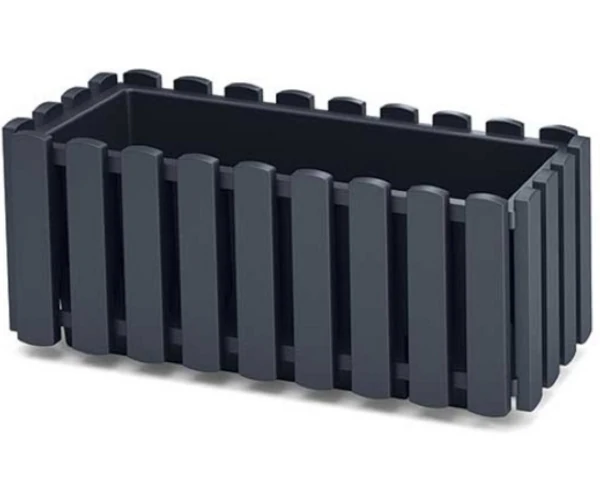 doniczka podluzna prosperplast boardee fencycase 38 cm antracyt