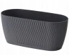 doniczka podluzna 27 cm antracyt form plastic mika