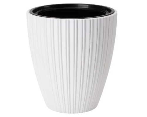 doniczka dekoracyjna 38,5 cm biala form plastic mika