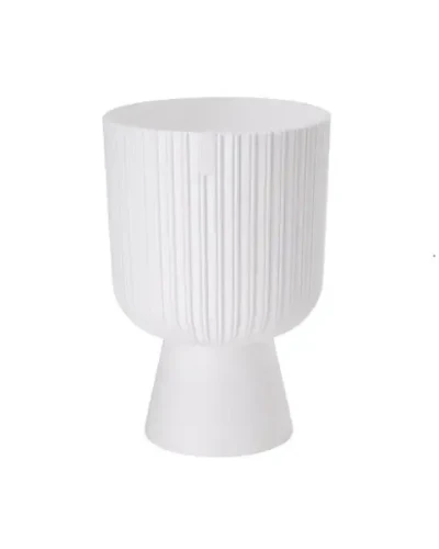 doniczka okragla 14 cm biala form plastic keli mika petit