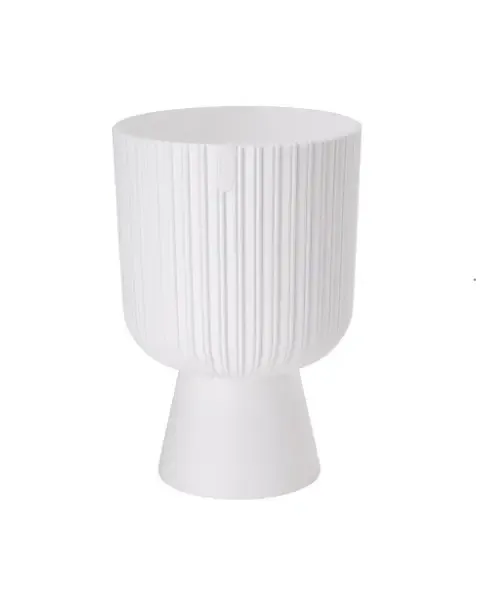 doniczka okragla 14 cm biala form plastic keli mika petit