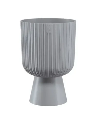 doniczka na nozce okragla form plastic keli mika