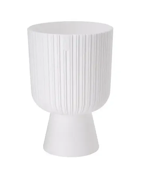 doniczka ozdobna form plastic keli mika 18 cm biala