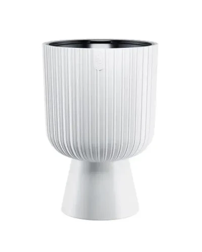 doniczka okragla 29 cm biala form plastic keli mika petit