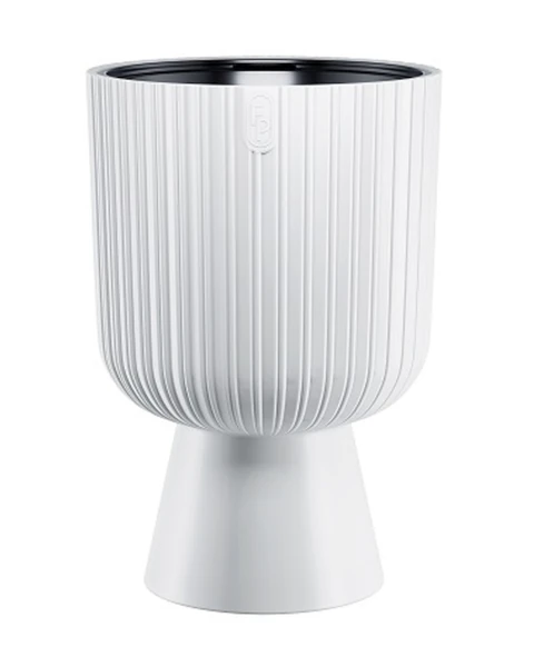 form plastic keli mika doniczka okragla 39 cm biala