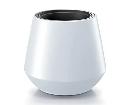 donica okragla mrozoodporna 32 l z wkladem 8 l kolor bialy prosperplast heos