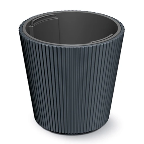 donica-okragla-23l-antracyt-prosperplast-milly