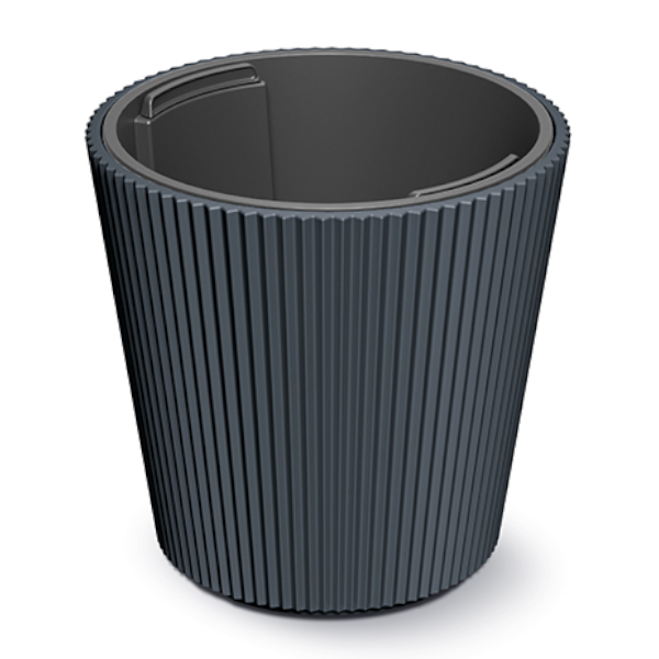 donica-okragla-23l-antracyt-prosperplast-milly