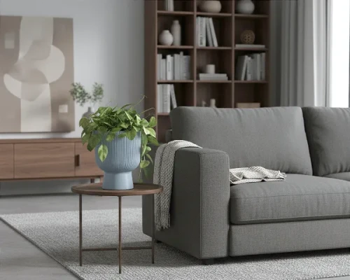 donica kielichowa milly 24 cm szara prosperplast - prezentacja w salonie