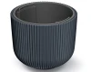 doniczka-okragla-7-l-z-wkladem-4,5-l-antracyt-prosperplast-milly