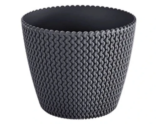doniczka ozdobna prosperplast splofy 29,5 cm antracyt