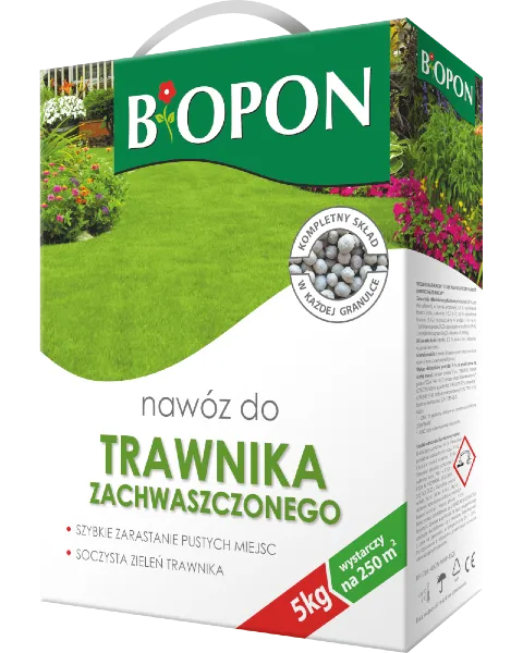 nawoz biopon do trawnika zachwaszczonego 5kg