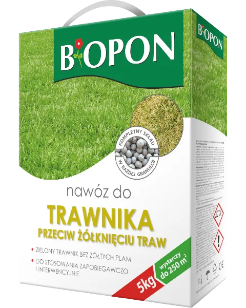 nawoz biopon do trawnika przeciw zolknieciu trawy 5kg