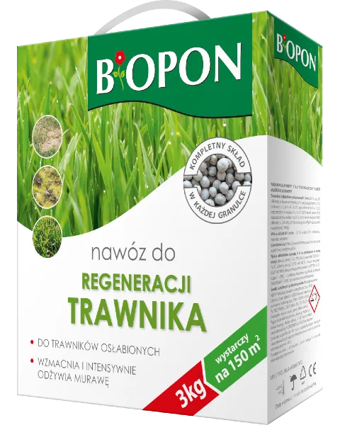 nawoz biopon do regeneracji trawnika 3kg