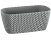 doniczka podluzna 30 cm szara prosperplast splofy case