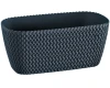 doniczka podluzna 30 cm antracytowa prosperplast splofy case
