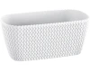 doniczka podluzna 30 cm biala prosperplast splofy case