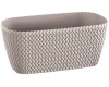 doniczka podluzna 30 cm bezowa prosperplast splofy case