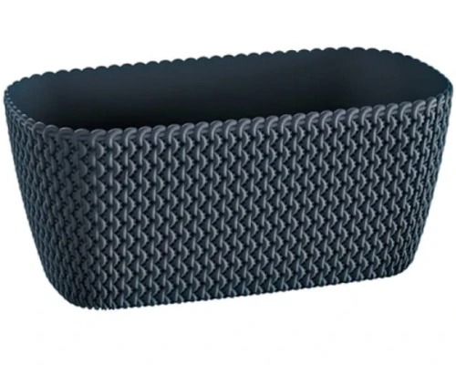 doniczka podluzna 40 cm antracytowa prosperplast splofy case