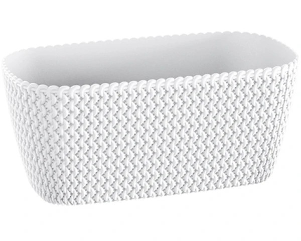 doniczka podluzna 40 cm biala prosperplast splofy case