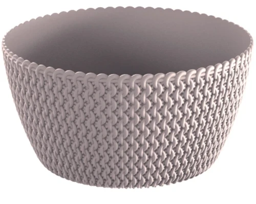 doniczka okragla w ksztacie misy bezowa prosperpalst splofy low.webp