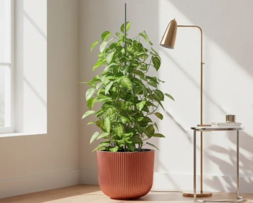 doniczka-okragla-milly-35-cm-miedziana-prosperplast-aranzacja-w-salonie