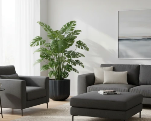 donica-okragla-milly-47cm-antracyt-prosperplast-aranzacja-w-salonie