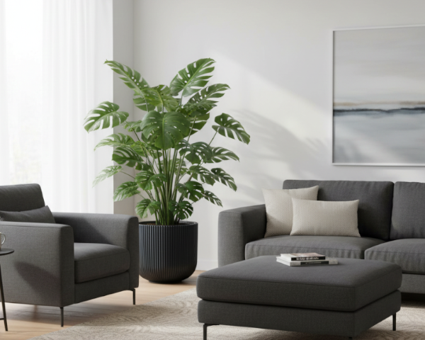 donica-okragla-milly-47cm-antracyt-prosperplast-aranzacja-w-salonie
