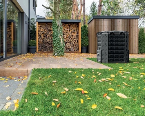 prosperplast compobox kompostownik 310l prezentacja w ogrodzie