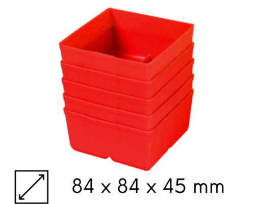 Zestaw 5 mini pojemników magazynowych CombiBox 3