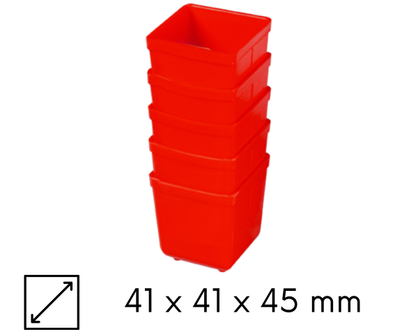Zestaw 5 mini pojemników magazynowych CombiBox 1