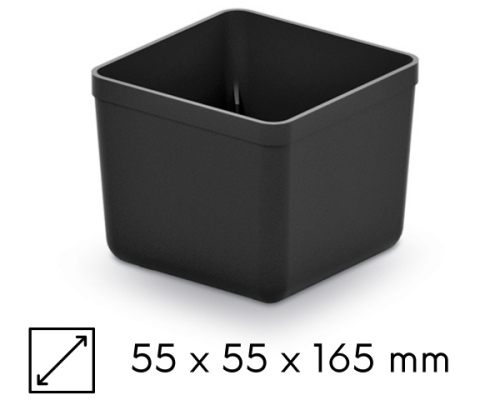 zestaw 7 mini kuwet drobnicowych czarnych unite box zdjecie glowne