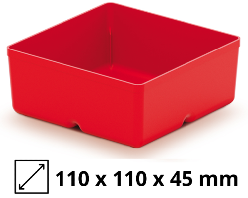 Zestaw 4 kuwet czerwonych Unite Box