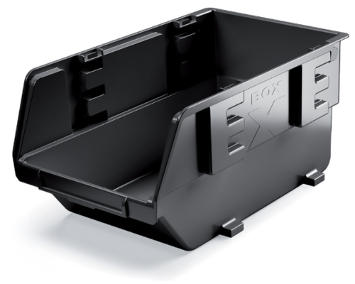 Kuweta warsztatowa mini czarna EXE 119 x 77 x 58 mm KEX12