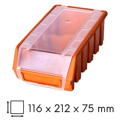 Kuweta magazynowa długa pomarańczowa Ergobox Plus