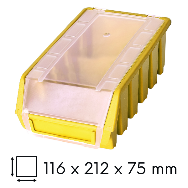 Kuweta magazynowa długa żółta Ergobox Plus