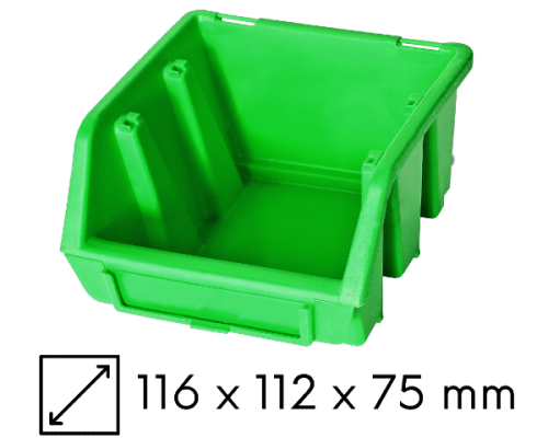 zdjęcie główne kuwety warsztatowej ergobox małej zielonej