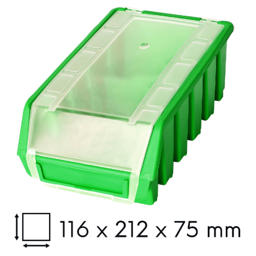 Kuweta magazynowa długa zielona Ergobox Plus