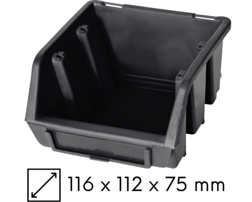 kuweta warsztatowa mała czarna ergobox zdjęcie główne