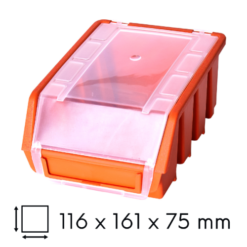 Kuweta magazynowa mała pomarańczowa Ergobox Plus