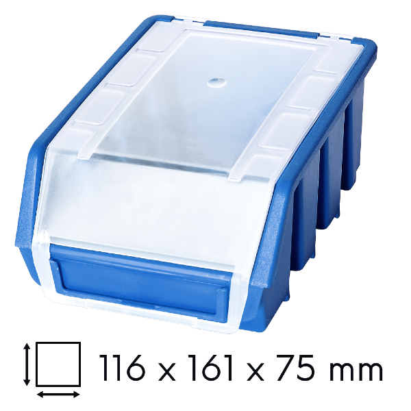 Kuweta magazynowa mała niebieska Ergobox Plus
