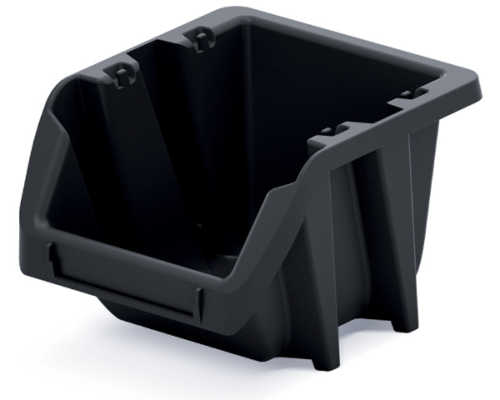 Mini kuweta warsztatowa krótka czarna 92x77x60 mm Bineer Short