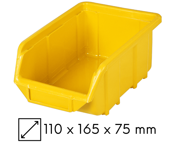 Kuweta warsztatowa mała żółta Ecobox