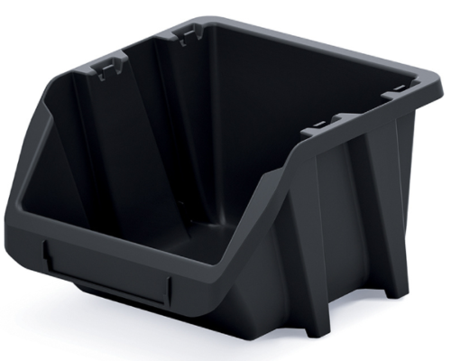 Krótka kuweta warsztatowa czarna 187x158x114 mm Bineer Short